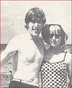 John and Cyn on the beach