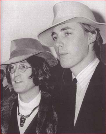 John Lennon and Simon Dee