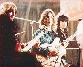 Eric Clapton, John Lennon and Keith Richards