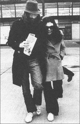 John and Yoko on their honeymoon