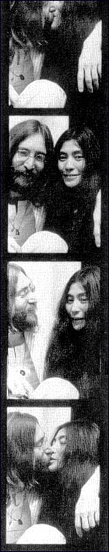 John and Yoko honeymoon snapshots