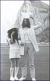 John and Yoko at Gibraltar