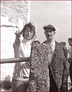 John Lennon gives some direction during the making of Magical Mystery Tour.