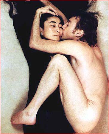 John Lennon and Yoko Ono on the cover of Rolling Stone.