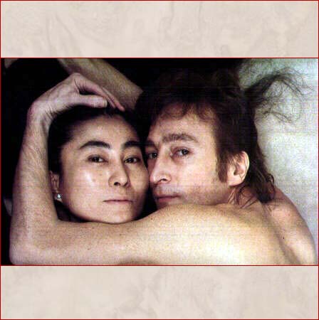 John Lennon and Yoko Ono pose on the last day of Lennon's life.