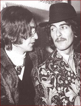 John and George All Dressed Up